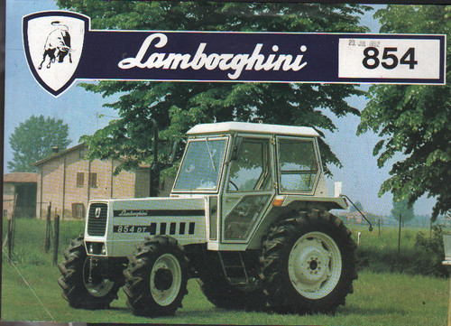 Lamborghini 854 tractor - "854",