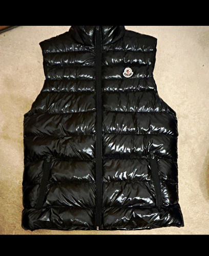Moncler men black nylon - men's,