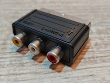 RGB SCART Plug Male to 3 RCA