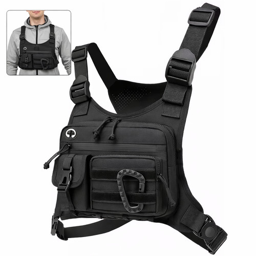 Tactical chest bag - bag, vest