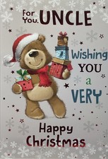 UNCLE CHRISTMAS CARD CUTE