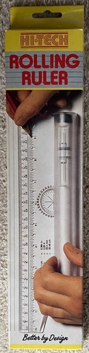 Vintage tech rolling ruler - tech,