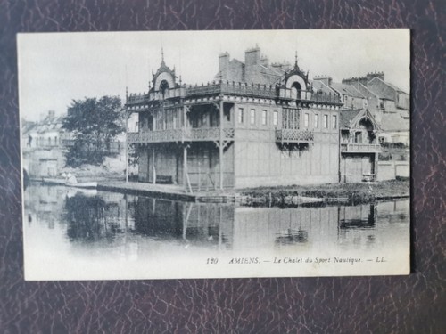 Old postcard amiens le - old,