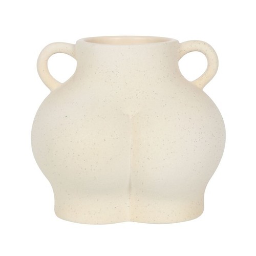 Cream speckle bum - cream, plant