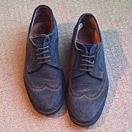 Russell bromley blue suede - russell,