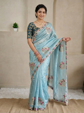 Soft silk crush saree