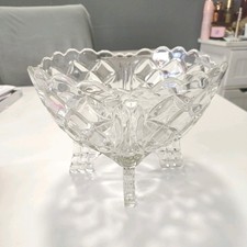 Vintage art deco Heavy Glass