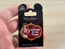 Aladdin Diamond In The Rough Aladdin Purple Genie Lamp Glitter Disney Pin