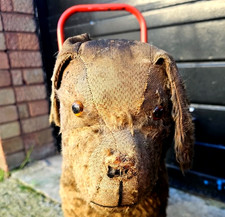 Triang L.Bros Vintage Push-Along Dog Toy From 1950s/60s