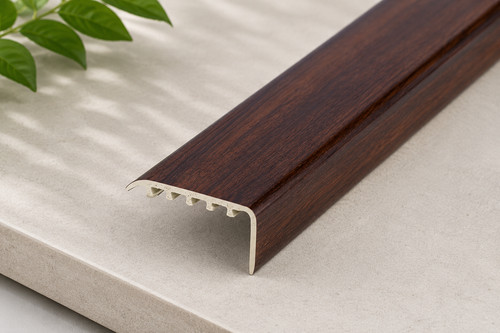Wood effect upvc stair nosing - wood,