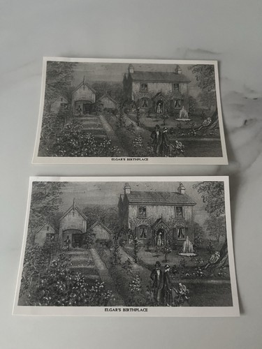 Elgar birthplace postcards - elgar’s,