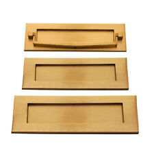 Letter Plate Satin Brass