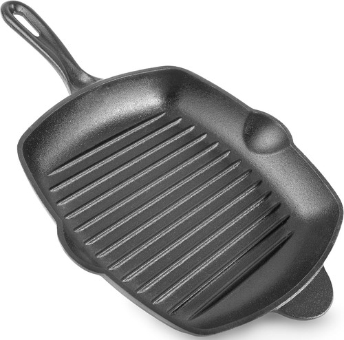 Pre seasoned cast - iron, griddle
