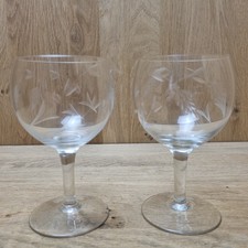 Crystal Wine Glasses 5.5" Tall
