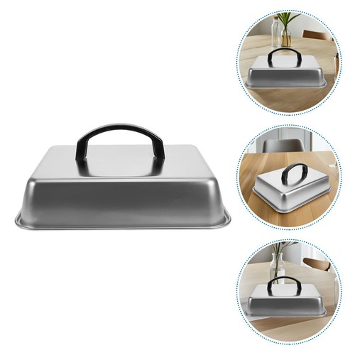 Silver rectangular basting - silver,