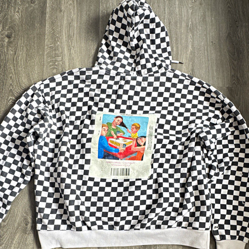 Childish checkered hoodie