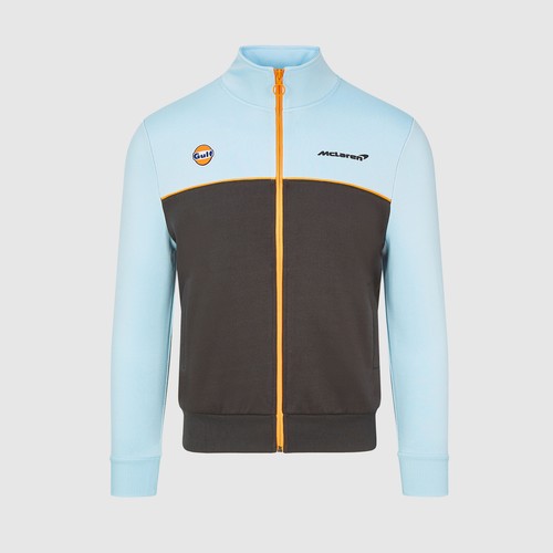 Gulf mclaren zip jacket - gulf, top