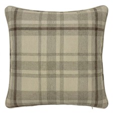 Cushion Cover Grey Tartan
