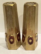 Two Antique Gold Enamel