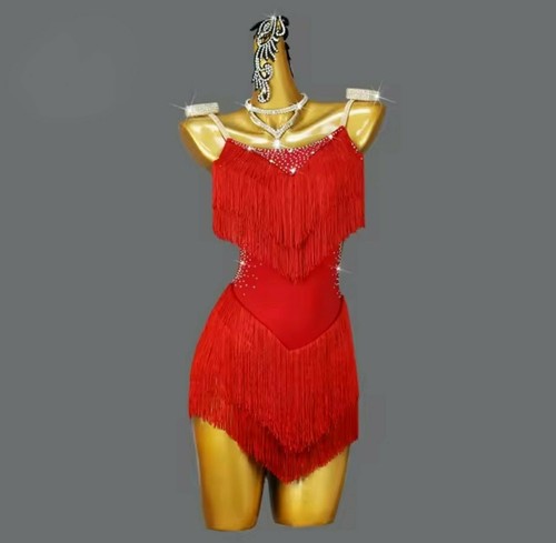 Women latin dance fringed - latin,