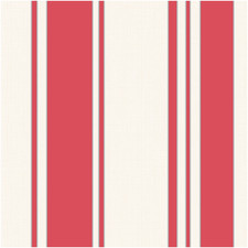 Red Cream Stripe Wallpaper