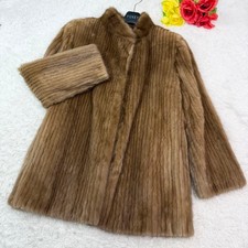 Demi Buff Mink Coat Real Fur