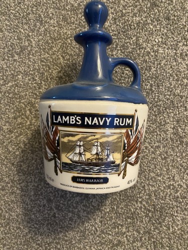 Vintage lambs navy rum bottle - navy,
