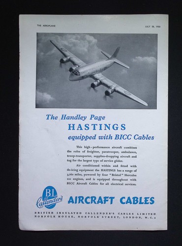 Original 1950 advert handley - original,
