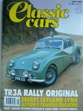 CLASSIC CARS, MAY 90 feat