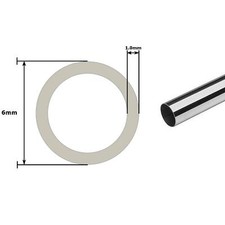 Stainless Steel Round Pipe / Tube -VARIOUS SIZES- 304 GRADE - 1 METER LONG !!!