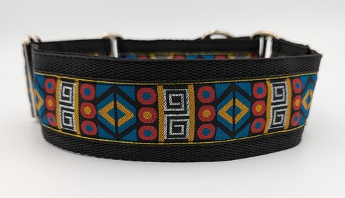 Blue yellow red gold - red, silver