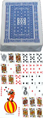 100 plastic playing - plastic, cards
