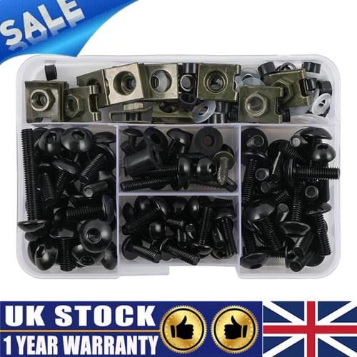 Black fairing bolts - fairing, kit