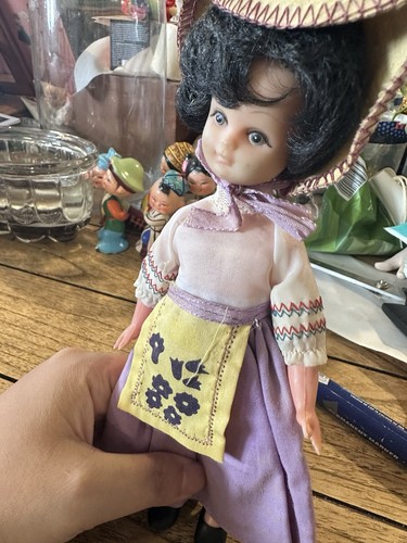 Vinatge small doll - small, doll.