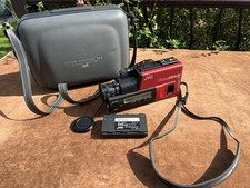 Vintage JVC Video Movie VHS C Camcorder & JVC Hardshell Case Back To The Future