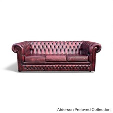 Oxblood Chesterfield 3 Seater
