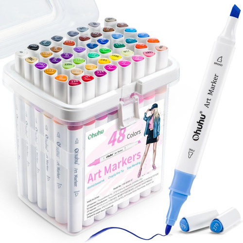 Ohuhu alcohol markers 48 - ohuhu,