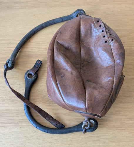 Antique leather boxing double - antique,