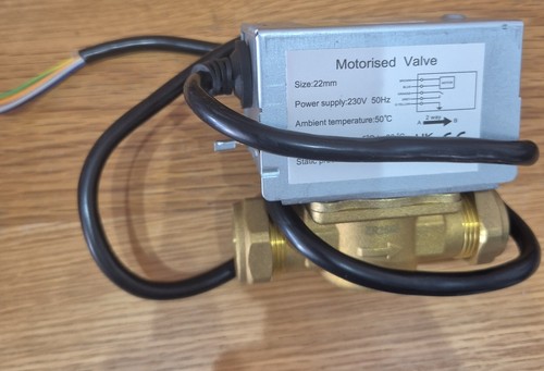 22mm motorised valve - 22mm,
