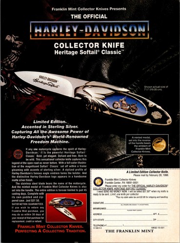 1998 harley davidson - davidson, knife