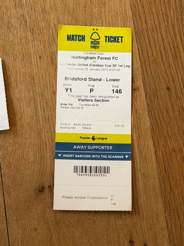 Ticket 2022 nottingham - ticket,
