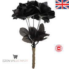Gothic Black Roses Bouquet