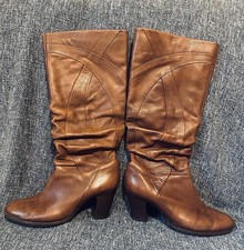 Clarks, Tan, Real Leather