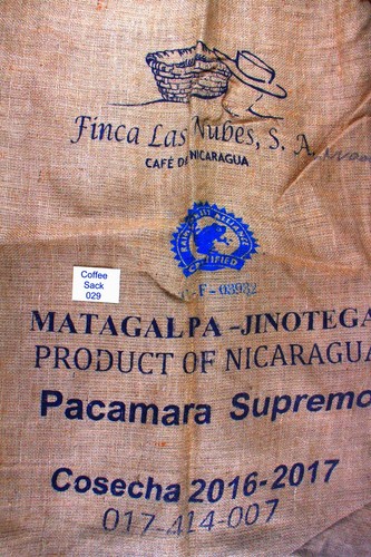 Nicaraguan hessian coffee sack - hessian,