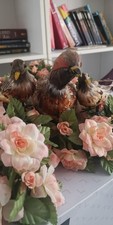 Realistic Artificial Birds From 1960' with Flowers Ideal Garden & Home Ornaments