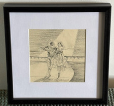 Couple dancing in spotlight