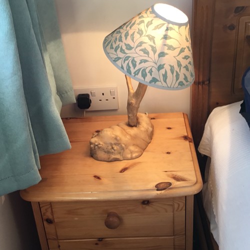 Wooden table lamp - in, of