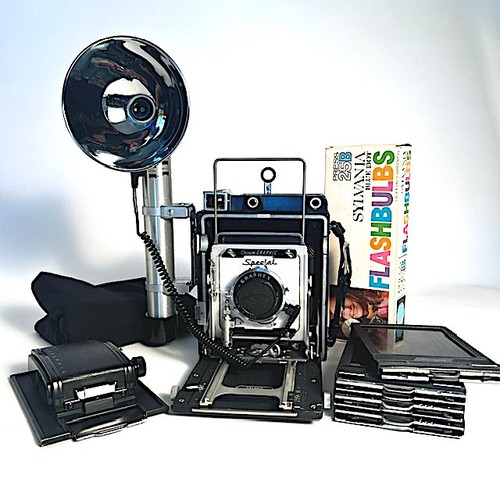Vintage 4x5 crown graphic - vintage,