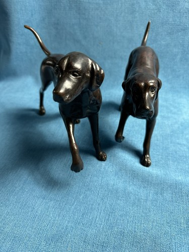 Exquisite pair dogs - pair, of