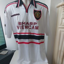 MANCHESTER UNITED/MAN UTD ADULTS RETRO SHIRT 1998/99 2XL UMBRO 